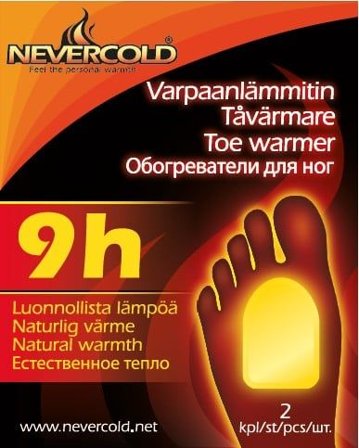 Nevercold -varpaanlämmitin
