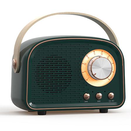 Retro Bluetooth-højttaler, trådløs vintage-højttaler, udendørs