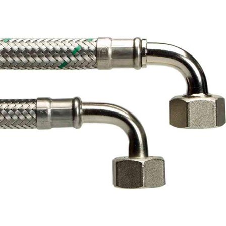 Neoperl 8190926 Tilkoblingsslange vinkel/vinkel, 15x15 1250 mm, Installasjon