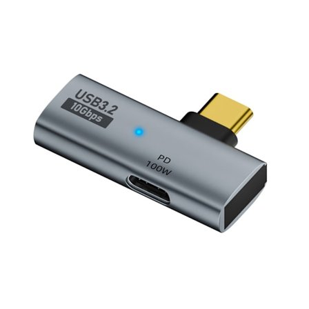 UsbC-hub med 100W strømforsyning TypeC til USB3.0-adapter Høyhastighetsoverføring
