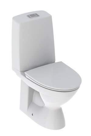 Ifö Vinta Toalettstol S-lås/skruet/med mykt sete, Baderom