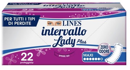 Lines Intervallo Lady Plus Maxi 22 Proteggislip