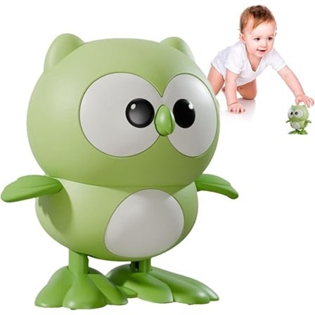 Windup Walking Animal Toy, Wind up leksaker för barn, Walking Owl Clockwork Toys, Färgglada fågelleksaker för barn