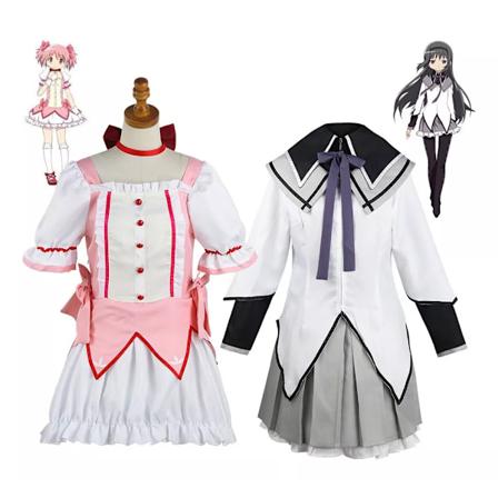 Akemi Homura Magical Girl Lolita Anime Cosplay -asu Kagome circle M