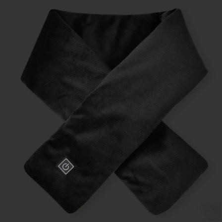 USB Oppvarmet Skjerf for Kvinner og Menn Temperatur Skjerf 3 Gir Wrap Fleece Vaskbar Elektrisk Nakkevarmer Ikke Inkludert Batteri for Camping