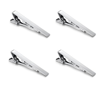 4 stk. Mode Mænds Metal Enkelt Slips Spænde Spænde Klip Pin Busin