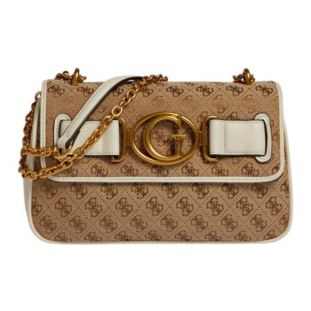 Guess, Shoulder Bags Beżowy, Kobieta, Rozmiar: ONE Size