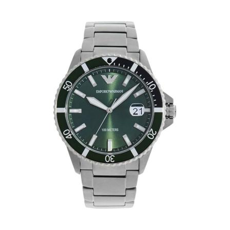 Emporio Armani - Klockor - Grå - Herr - Storlek: One Size, Herr, Storlek: ONE SIZE