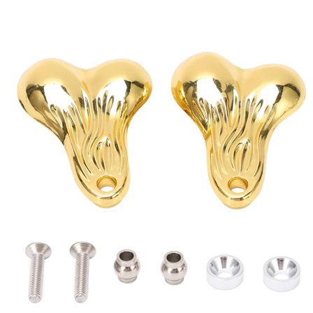 2 stk. Zink Legering Bumper Kugler Bull Nuts RC Hængende Truck Kugler Nuts til 1/10 Universal RC Biler Guld