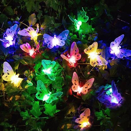 Koristeelliset keijuvalot kukka-valok ynn s vaaleanpunainen blomma