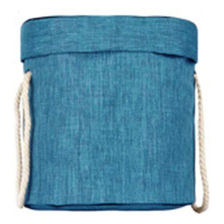 Oppbevaringspose for barn Oppbevaring for barnespill Matte for oppbevaringspose for innebygd bærbar cyan