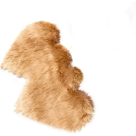 Falsk saueskinnteppe Falsk fleece teppe Fluffy mykt langhåret dekorativ stol pute sofa