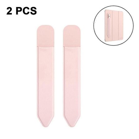 Pennhållare för Apple iPad / iPad Air/ 9.7 / Pro 9.7"/ Pro 10.5"/12.9"/Pro 12.9, Avtagbar Elastisk Apple Pencil 1/2nd Gen-Rosa
