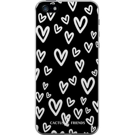 Kompatibel Mobilcover til Apple Apple iPhone 5 Cactus and Friends - Handdrawn Love Chaos