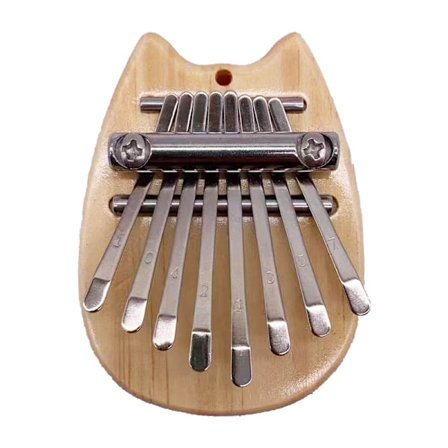 Mini 8 Näppäimen Super Mini Kalimba Peukalopiano, Magic Clear Finger Pi