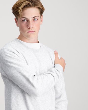 BVALDI Bvaldi Yacht Club crewneck Grijs Truien Jongens - Kids Brand Store