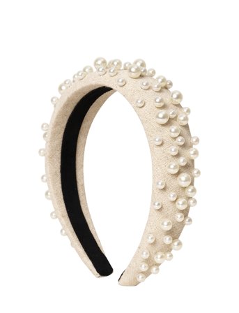 DAY ET | Day Pearl Linen Hair Band | ONE SIZE