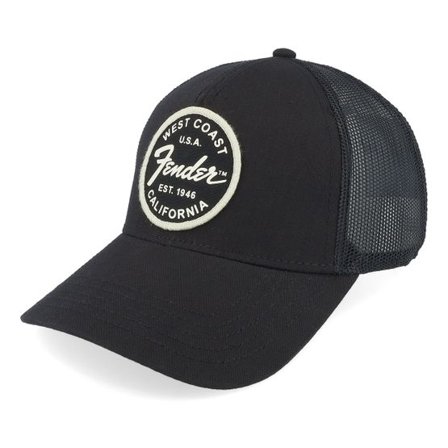 American Needle - Svart trucker Keps - Fender Valin Black Trucker @ Hatstore
