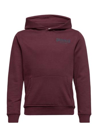 Nkmokaj Swe W Hood Bru Name It Burgundy