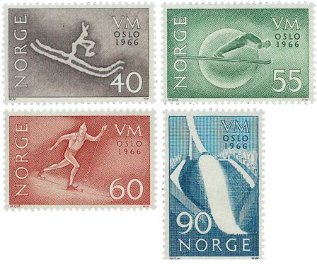 Norge - AFA 550-553 - Postfrisk