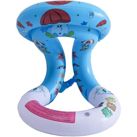 Säädettävä puhallettava uimaliivi turvalukolla, poikien ja tyttöjen kelluntavälineet uima-altaalle ja rannalle, turvallinen istuvuus, koko M-sininen