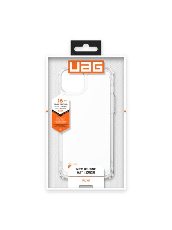 UAG Rugged Case for Apple iPhone 15 Plus [6.7-inch] - Plyo Ice - baksidedeksel for mobiltelefon