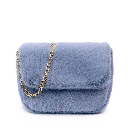 Moderigtig All-match En-skulder Messenger Kæde Sød Plys Lille Taske