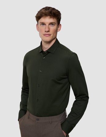 Shaping New Tomorrow - Classic Shirt - Green Night - Slim Fit - Male - Size L
