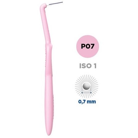 Curasept Proxi Angle Scovolino P07 Rosa 5 Pezzi 0,7mm