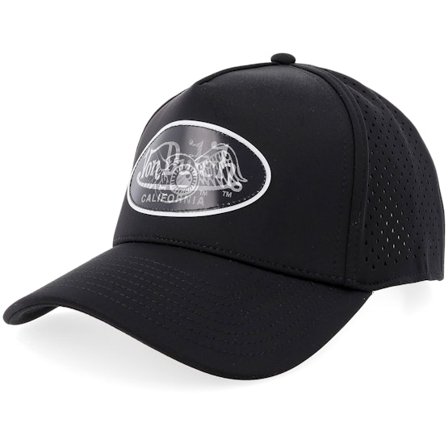 Von Dutch - Black trucker Czapka Z Daszkiem - Sport Oval Patch Black A-frame Trucker @ Hatstore
