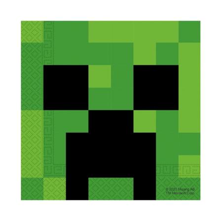 20-Pack Minecraft Servietter 33x33cm Multicolor one size