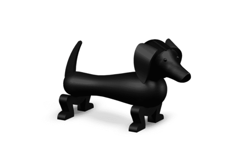 Kay Bojesen Hund Eik Mørkbeiset H11