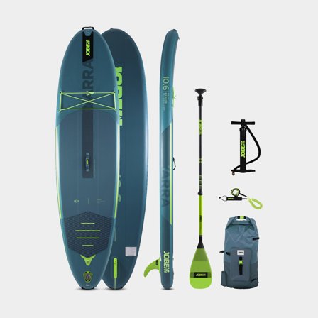SUP insuflável JOBE Aero Yarra SUP 10.6 Package, 320 x 81.3 x 15 cm + pagaia + bomba + mochila estanque