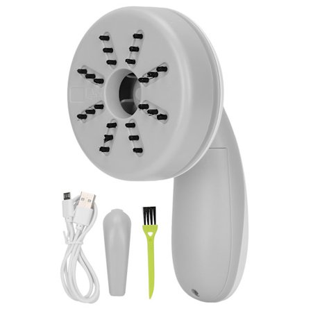 C500 Oppladbar Mini Håndholdt Skrivebordsrenser Grå