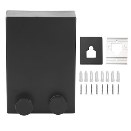 Teleskopisk justerbar klädstreck Väggmonterade kläder Torksnöre i rostfritt stål för badrumstvätt9021B Svart