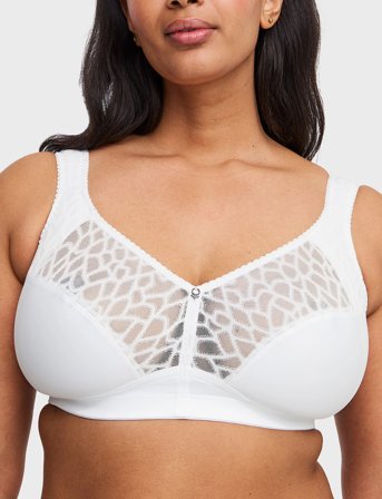 Swegmark Lovely Lilly Soft Bra - White - C x 85