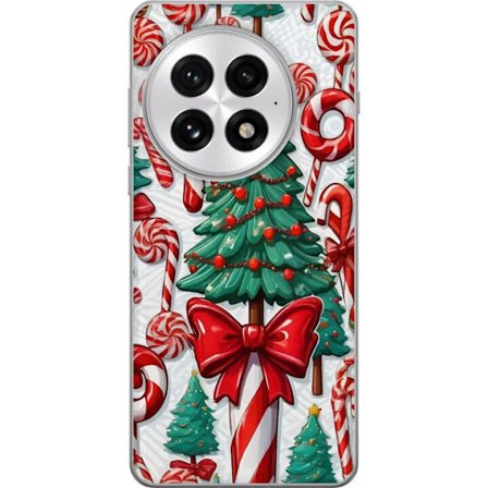 Yhteensopiva Puhelinkuori OnePlus 13 Joulukuusi karkkipaatit julmotivi julgran loma makeisia retro design taidetta