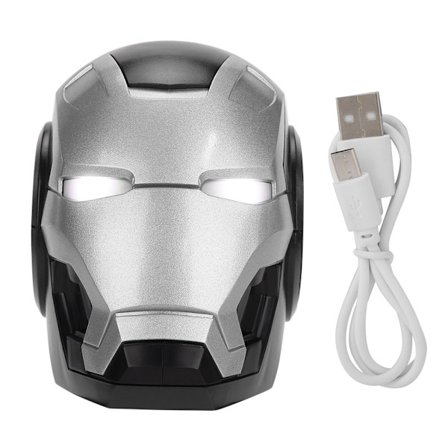 Iron Man -kypärän muotoinen Bluetooth-kaiutin, tukee TF-muistikorttia / AUX / USB-kaiutinta