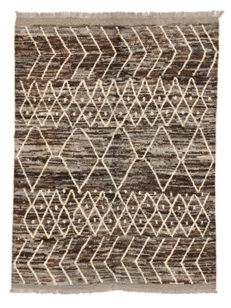 Lille Berber Style Tæppe 151X197 Uld, I Rustik Stil