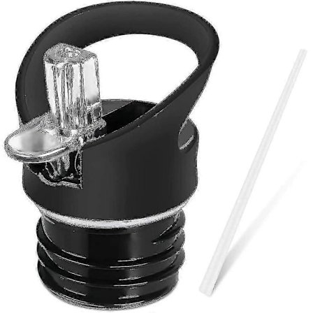 Hydro Flask Udskiftningslåg med Sugerør - Passer til Klean Kanteen Bredmundede Flasker