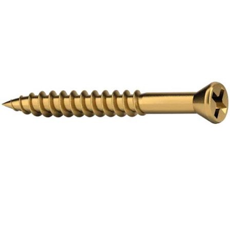 Ejot 904010 Listskrue Ejofix L, gulforsinket 3,9 x 45 mm, 500-pakning, Innfesting