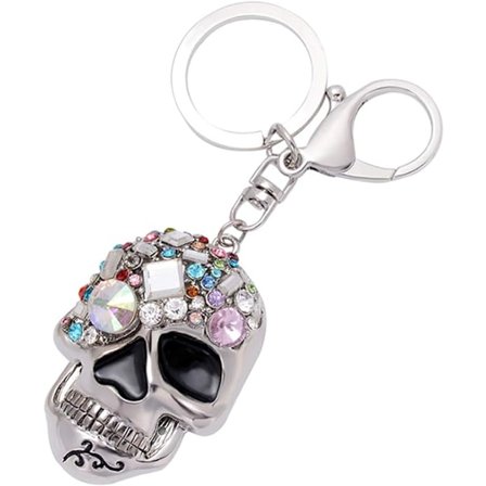 Halloween skalle metall nyckelring presenttillbehör