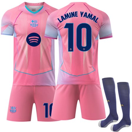 2025-2026 Barcelona Special Edition Fotballdrakt for Barn og Voksne med Sokker No.10 Yamal[GPA]