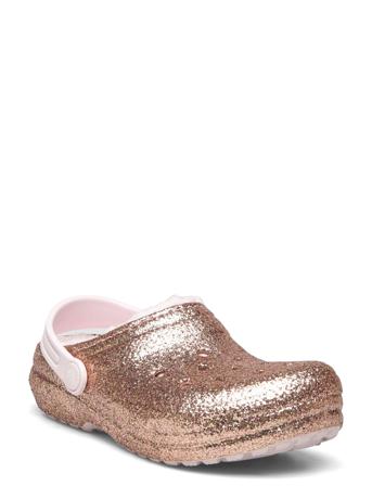 Classic Lined Glitter Clog K Pink Crocs