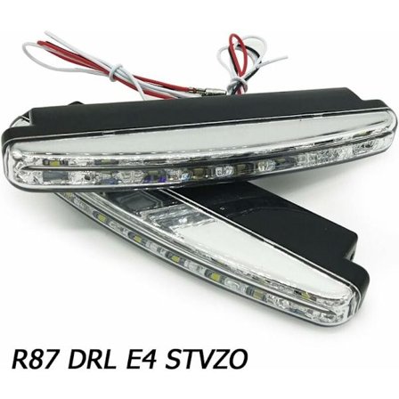 LED-varselljus, 2 x 12V 8 LED-varselljus smala varselljus bil universal