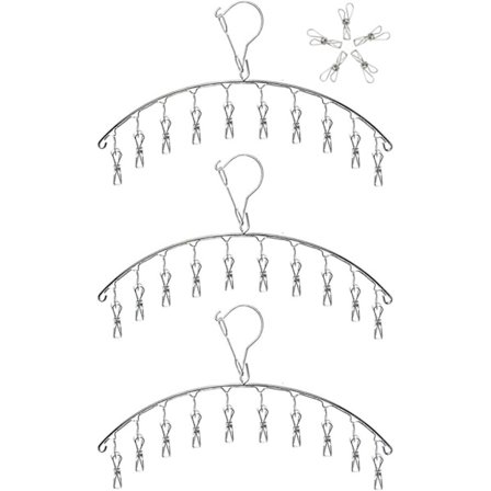 Hængende tøjstativ i rustfrit stål til sokker