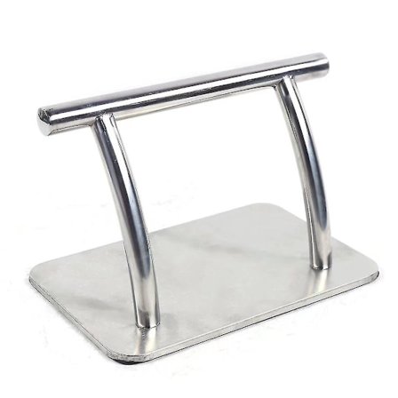 Fotstöd i rostfritt stål för barberarstolar, barberarutrustning