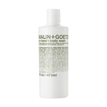 Malin+Goetz Rum Hand + Body Wash 473ml - Bagno e Doccia