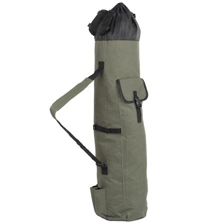 Bärbar multifunktionell fiskespö väska fodral hopfällbar fiskeutrustning verktyg förvaringsväska militärgrön