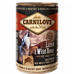 Carnilove Dog Våtfoder, Lamm och vildsvin, 400g